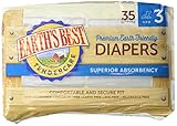 Earth's Best, TenderCare, Chlorine Free Diapers, Size 3, 16-28 lbs, 35 Diapers