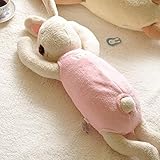 桜の雪 かわいい 赤ちゃん 添い寝 ウサギ ぬいぐるみ 寝かしつけ用おもちゃ 75cm (ピンク)