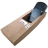 常三郎 春蘭 反り鉋 押(裏)金付 白樫 36mm