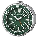 Seiko Mai 寝室用目覚まし時計 メタリックグリーン