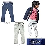 【SiShuNon/FARM】チェック切替裏ボアスキニーパンツ ファーム チェック 切替 裏ボア スキニーパンツ 140 12 グレー