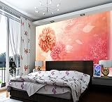 Sproud 最新のカスタムレッドローズ油絵デザイン 3 D Wallopaper 美しい花柄のスタイルの使用量ソファ背景 3 D ウォールペーパーの大きな壁画 250 Cmx 175 Cm