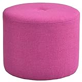 タンスのゲン スツール　チェア　丸型 ピンク 11310005 11