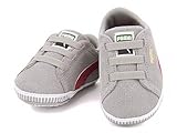 [プーマ] PUMA 女の子 男の子 キッズ ベビー 子供靴 ファーストシューズ スニーカー スウェード クリブ SUEDE CRIB 13 355965 ドリズル/ハイリスクレッド 12.0cm