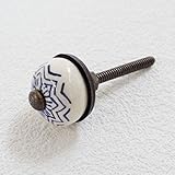 落ち着いたブルーカラーが和の雰囲気にピッタリ。セラミックノブB 91250044