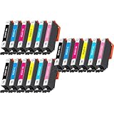 BINGSTARONE SAT 互換インク エプソン用 EPSON用 SAT インク サツマイモ インク SAT-BK C M Y LC LM 6色3セット 合計18本対応機種:EP-712A EP-813A EP-713A EP-814A EP-714A EP-815A EP-715A EP-816A EP-716A EP-812A【大容量/残量表示対応/個包装】