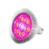 Rowrun 植物ライト 植物育成ledライト スポットライト 水耕栽培 室内栽培ランプ 室内用 7W LED電球 低消費電力 観賞用ライト (7W)