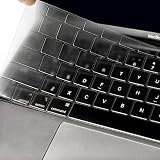Se7enline 互換品 MacBook Pro 14インチ＆16インチおよびMacBook Air 13.6インチキーボードカバースキンと互換性があります 日本語（JIS配列）2021 2022 Mac Book M1 Pro / M1 Max/M2モデルA2442/A2485 / A2681）TPU材料 超透明、取り付け易い(透明)