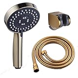 CIENCIAゴールド浴室レインフォールスプレーハンドヘルドシャワーヘッドユニバーサルシャワーヘッド (BS144F)