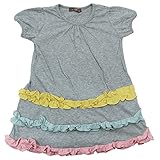 【H28年春夏物】 nico hrat(ニコフラート) 製品洗い加工済み 綿レーヨン天竺カラフルワンピース 110cm/MG NO.B-260804