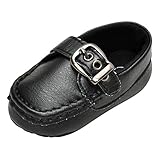 ベビーシューズ ファーストシューズ 秋 男の子 幼児 PU 合成皮革 ボトムソフト 3ヶ月-24ヶ月 ベビーフィート highdas ブラック 内径11cm