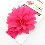 Vasza（TM）トレンディ女の赤ちゃんヘッドバンドスウィートシフォン咲く花カチューシャヘアアクセサリーキッド幼児帽子子供のクリスマスギフト