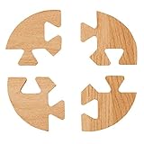 4-Piece Wood-Grain Foam Play Mat Corners NATURAL by One Step Ahead