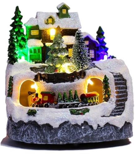 【美品】クリスマス　雪の街　ヴィレッジハウス　ライトハウス 美品】クリスマス 雪の街 ヴィレッジハウス ライトハウス