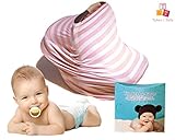 Tykes & Tails - 5 in 1 Baby Breastfeeding Cover, Car Seat Cover, Shopping Cart Cover and Trendy Scar
