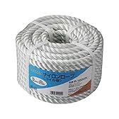 TRUSCO ナイロンロープ 12mm×20m 3つ打タイプ R1220N