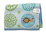 日繊商工 monumonu cute モヌカレイド バスタオル ブルー MNC-20003