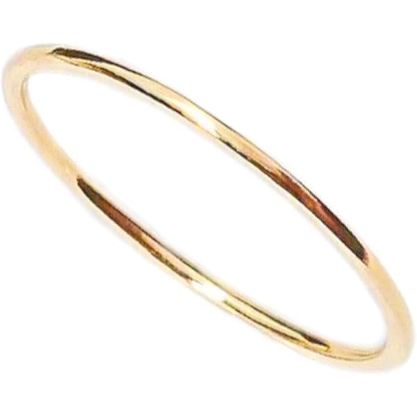 Amazon | K18 18金 YG イエローゴールド リング 指輪 14.5号 ダイヤ