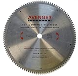 Avenger AV-15110 Aluminum cutting saw Blade, 15-inch by 110 tooth,1-inch arbor, C-4, TCG [並行輸入品]