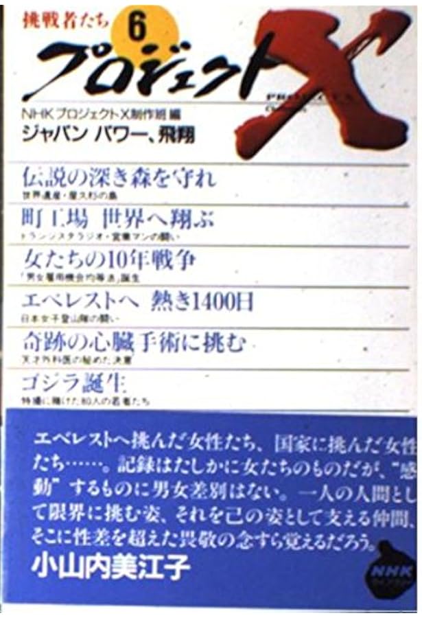 プロジェクトX 挑戦者たち （9） 熱き心、炎のごとく (NHKライブ