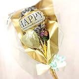 ミニメッセージバルーンブーケ Happy Anniversary ダマスク柄