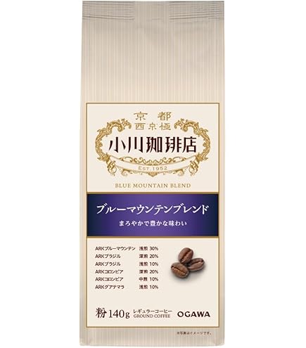 Amazon.co.jp: 小川珈琲店 ブルーマウンテンブレンド 粉 160g : 食品