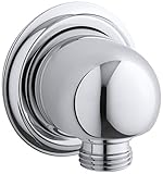 KOHLER K-355-CP Forte Supply Elbow, Polished Chrome [並行輸入品]