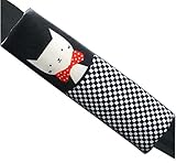 1ペアのカーシートベルトパッドショルダーパッドは、ベルトが猫をカバーシート・