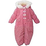 ベビー キッズ スキーウェア 中綿ジャンプスーツ スノーコンビ アウター 防寒衣料 撥水加工 女の子 女児 j-snk02 80cm No.03