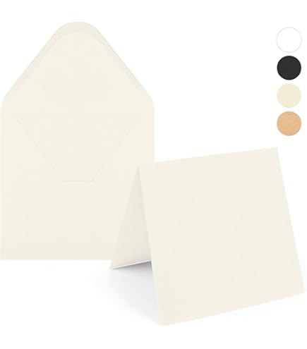 Aazon.co : 60 Pack Colorful Blank Cards And Envelopes 6x6 Inch - View #6