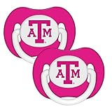 Baby Fanatic Pacifier (2 - Pack) - Texas A&M Pink by Baby Fanatic [並行輸入品]