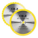 CO-Z　木工用チップソー　超硬丸鋸刃　丸鋸刃　超硬チップソー　外径254mm　2枚組（32鋸と60鋸）