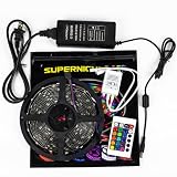 SUPERNIGHT ( TM ) 5 M / 16.4ft 3528 5050 SMD RGB柔軟なLEDストリップライトクリスマスクリスマスハロウィンLED照明の色変更装飾300個/ロール150個