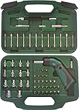 エスコ 1/4"Hexドライバービットセット(ラチェット式) EA683WA