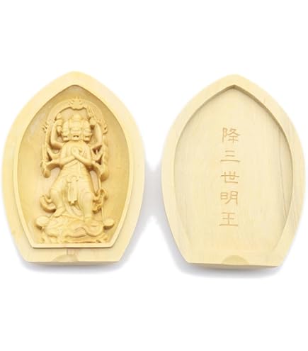 Amazon｜栗田こだわり仏像 【守り本尊】 毘沙門天 (蓮華形香合仏[懐中