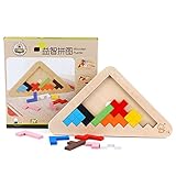 木製パズル 子供 はめこみ 形合わせ おもちゃ 知恵の板 知恵パズル 3才から パズル 幼児 知育玩具 積み木 highdas PB-1