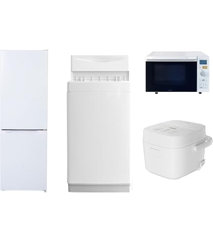 Amazon.co.jp: [山善] 【新生活家電4点セット】 家電セット 冷蔵庫157L
