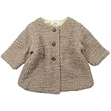 《秋冬春対応》(日本製) Pample Mousse(パンプルムース) 変わり織りシープボアコート 95cm/MO NO.DP-74111