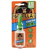ゴリラ接着7600104 24パック15 gゴリラスーパー接着剤ゲル、クリア