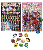 わくわくスーパーボール当て (110付き) ＋ すずあつめるんです！鈴当て(100+5個付き) くじ当て【ミニ消しゴムアソート10個 おまけ付き】 イベント 景品