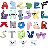 Limspace アルファベット ロア ぬいぐるみ A-Z 文字 アルファベット ロア ぬいぐるみ 人形 ソフト アルファベット 伝承 教育 手紙 おもちゃ ぬいぐるみ人形 ファンギフト ぬいぐるみ知育玩具 ソフト ピロー おもちゃ 面白い 教育用英語ABC文字人形 (R)
