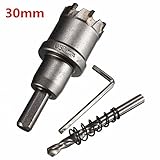 Generic Carbide Tip Metal Cutter Hole Saw With Wrench/ Twist Drill Bit