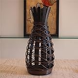 Hyun times 花瓶イタリアの竹19 * 44センチメートル花瓶ファッションヴィラデコレーションホームフラワー装飾装飾ハンドオーナメント ( 色 : B )
