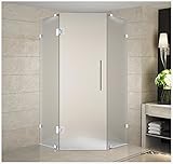 Aston sen986 F-。。- 42 – 10 Neoscape曇りガラスneo-angleシャワーエンクロージャ 42" x 42" x 72" SEN986F-CH-42-10 1