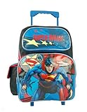 Superman Man of Steel 16" Large Rolling Backpack [並行輸入品]