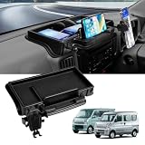 LIMSTYLE エブリィワゴン da17w da17v ダッシュボードトレイ 車内収納ボックス 3Dトレイ スマホホルダー付き 小物入れ 車種専用 収納トレイ 滑り止め ラバーマット付き 内装 パーツ 装着簡単 メーカー直営