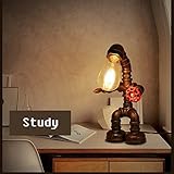 industrial water pipe e27 table light desk lamp study office