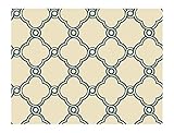 York Wallcoverings AP7487SMP Silhouettes Fretwork Trellis Wallpaper Memo Sample, 8-Inch x 10-Inch [並