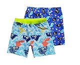 Bonverano(ボンワーラノ)　水着パンツ　男の子　子供　サーフパンツ　UPF50+ 紫外線対策　UVカット　キャップ付き　２点セット　かわいい(DK08-5T)
