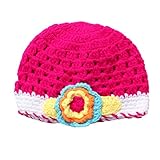 Zhhlinyuan 寝相アート ベビー服 Newborn Baby Photography Photo Props Beanie Hat Boy Girl Crochet Costume XDT-2